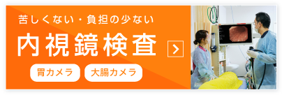 苦しくない・負担の少ない 内視鏡検査